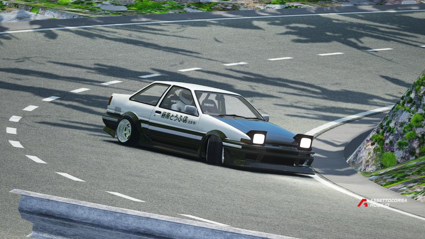 Fujiwara Toufu skins for Gravy Garage Street AE86 Readie