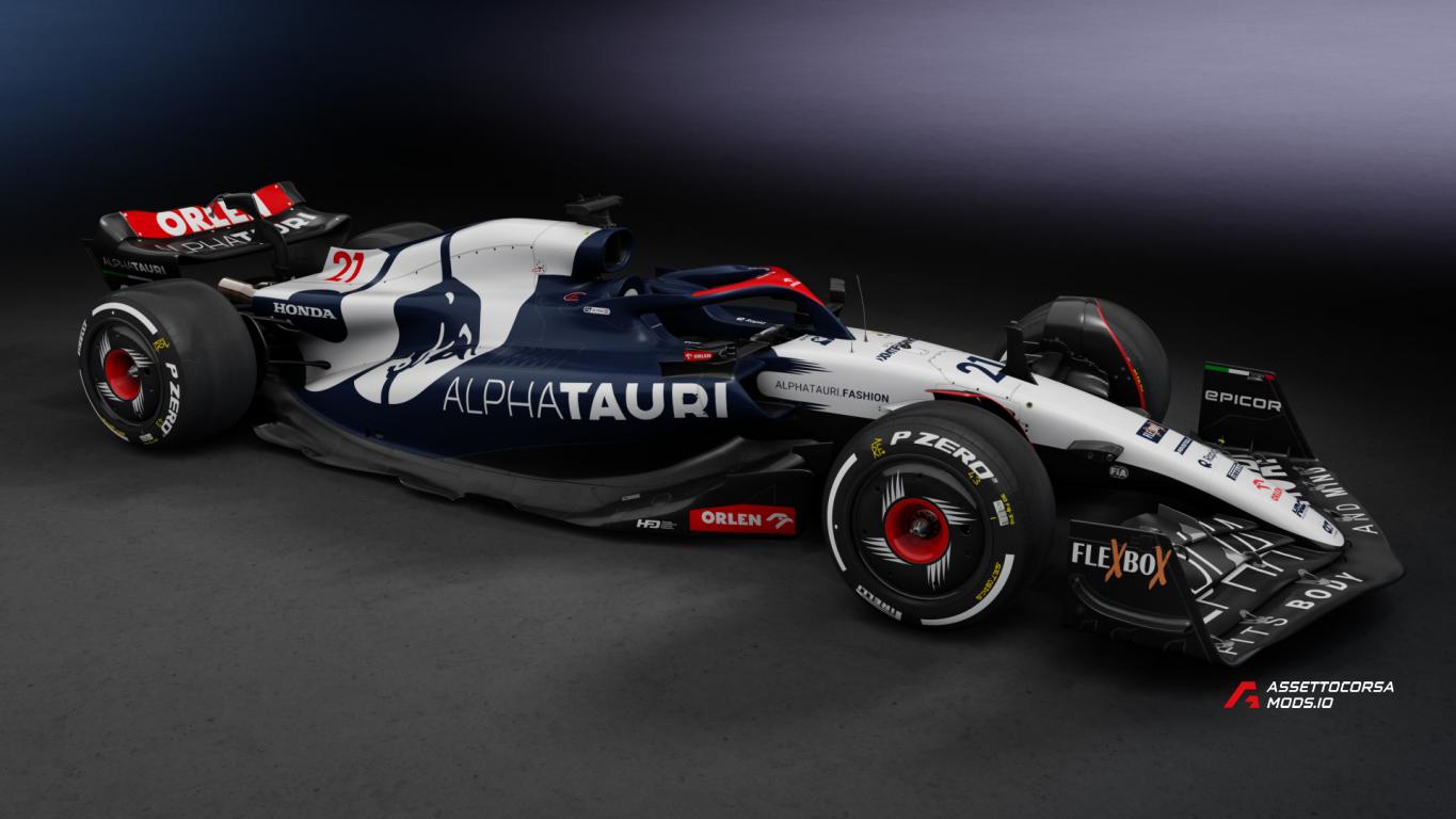 RSS Formula Hybrid 2022 AlphaTauri AT04 Livery