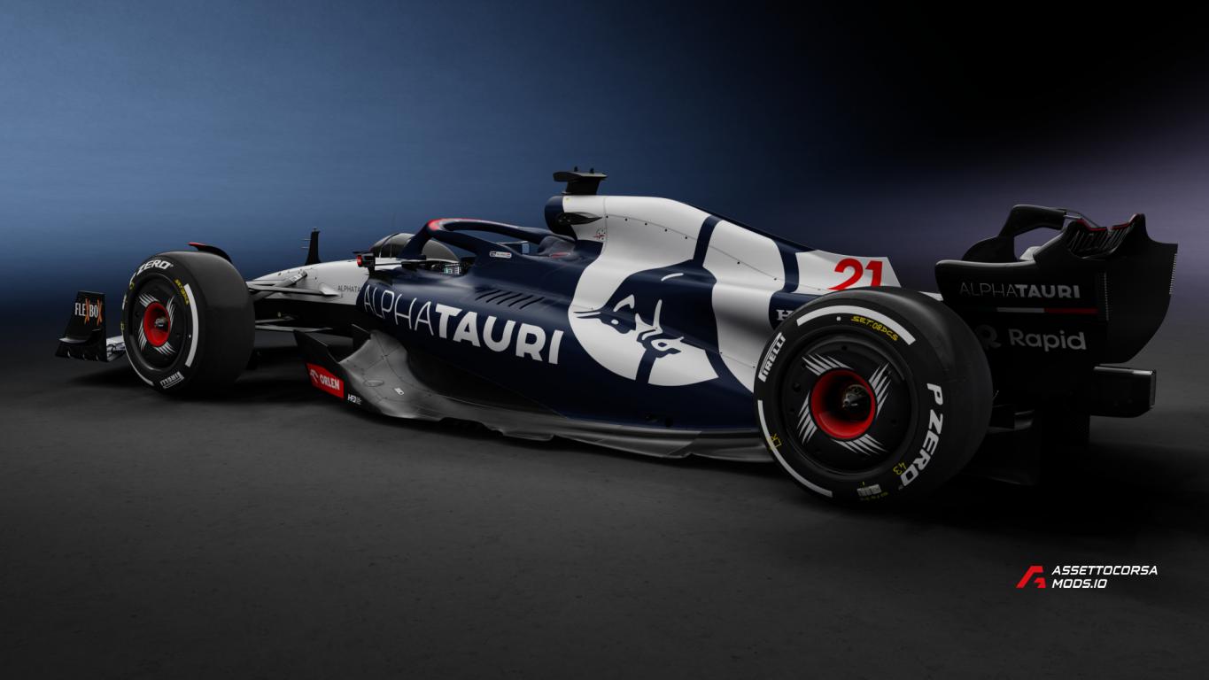 RSS Formula Hybrid 2022 AlphaTauri AT04 Livery