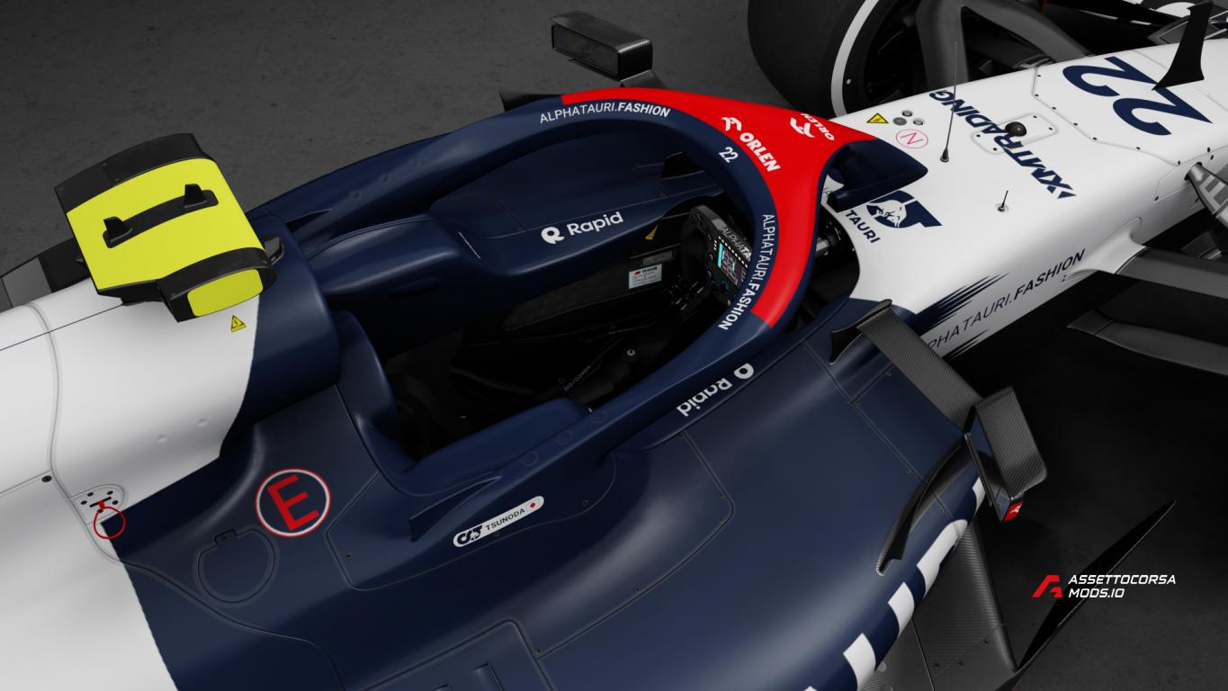 RSS Formula Hybrid 2022 AlphaTauri AT04 Livery
