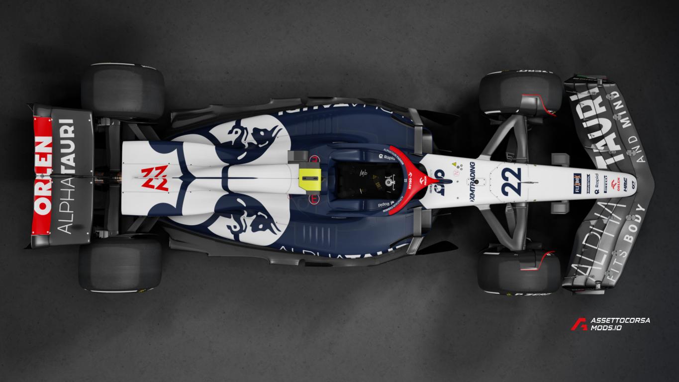 RSS Formula Hybrid 2022 AlphaTauri AT04 Livery