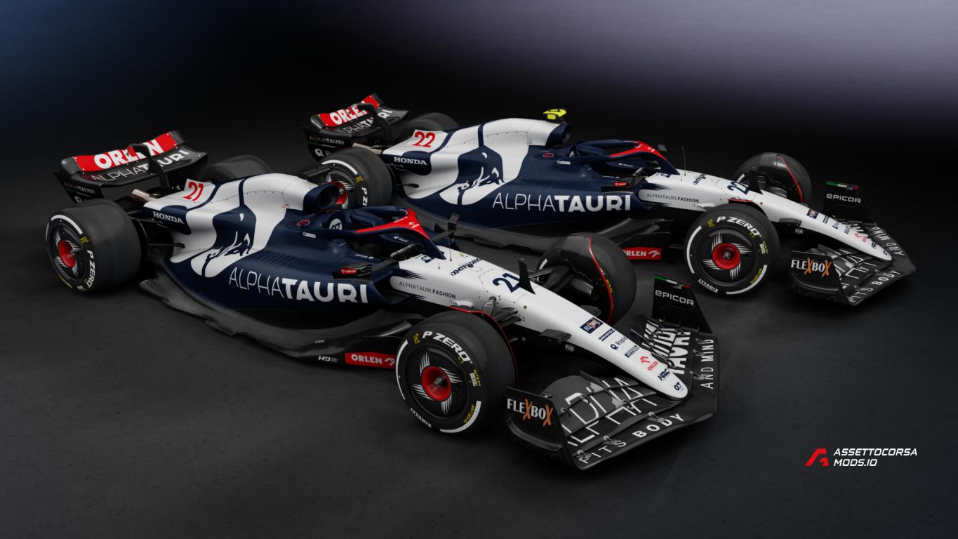RSS Formula Hybrid 2022 AlphaTauri AT04 Livery