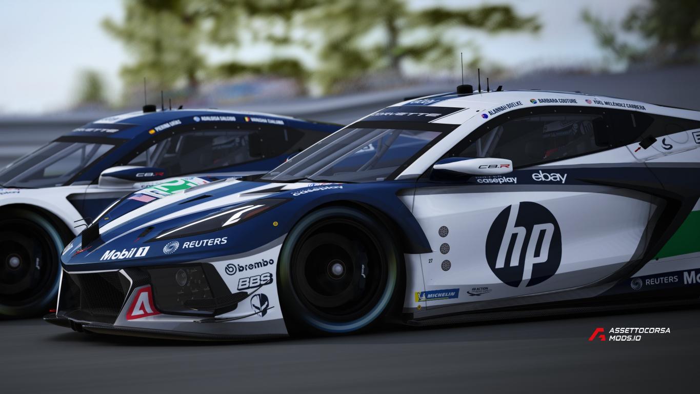 #27 #28 Corvette C8.R HP Inc. (URD Michigan EGT)