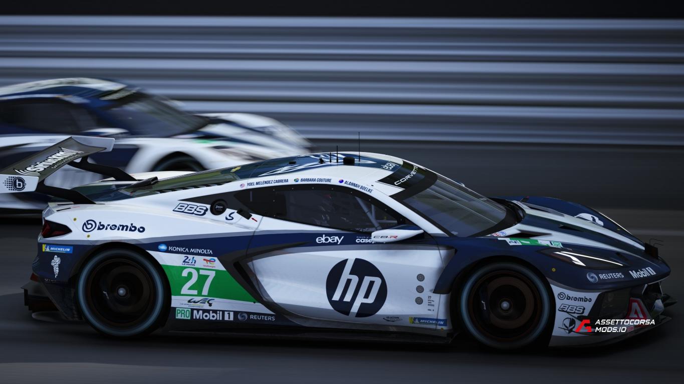 #27 #28 Corvette C8.R HP Inc. (URD Michigan EGT)