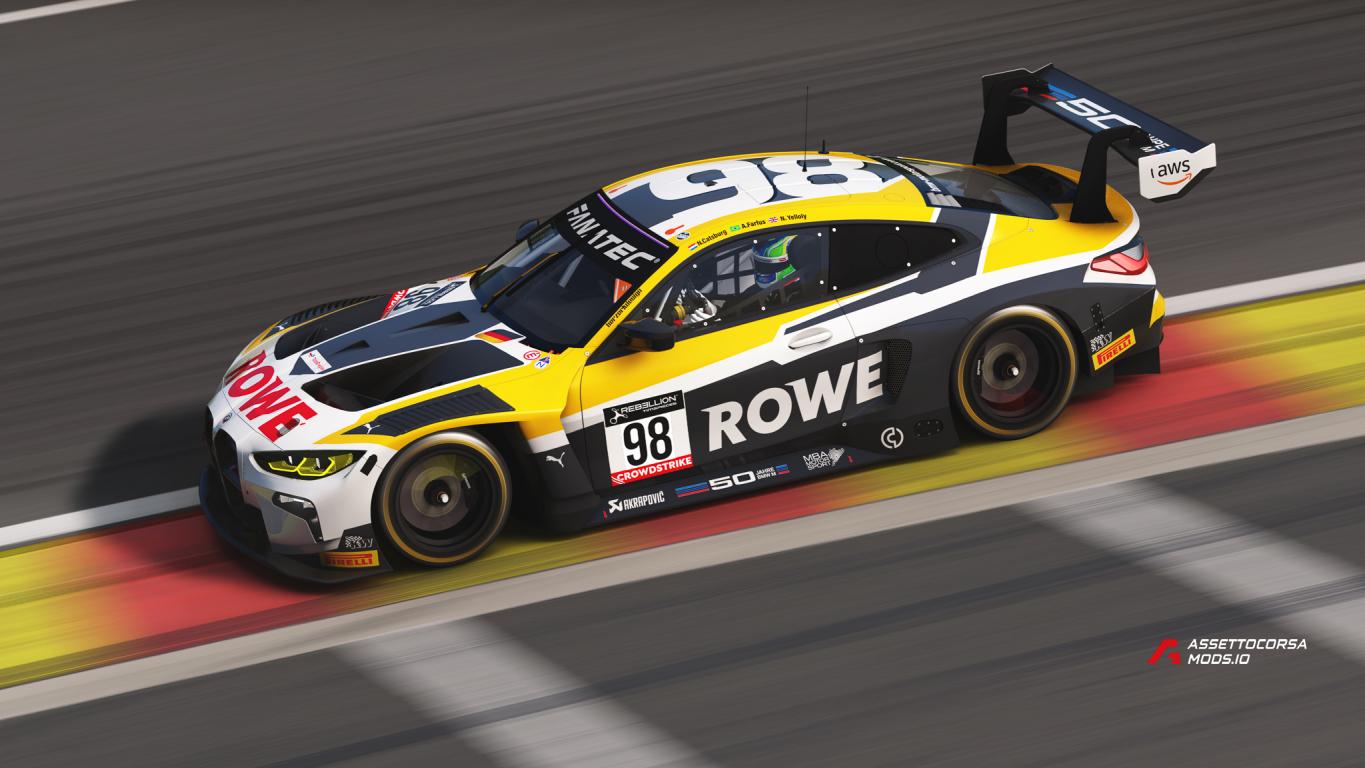 2022 GTWC + 24h Spa Rowe Racing #98 + #50 I 4k