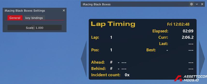 iRacingBlackBoxMFD