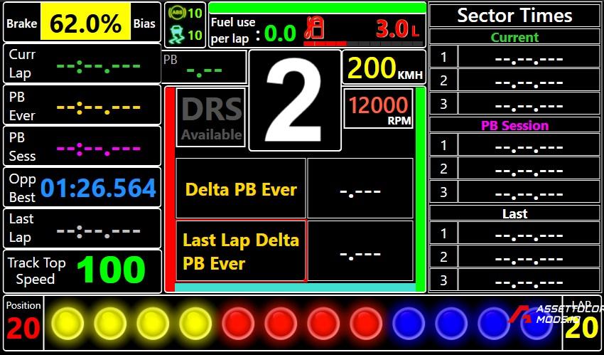 URD SimHub Dash Modified