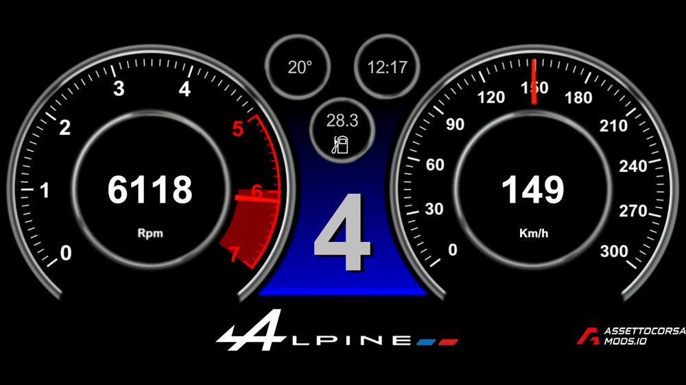 Dash for Alpine A110