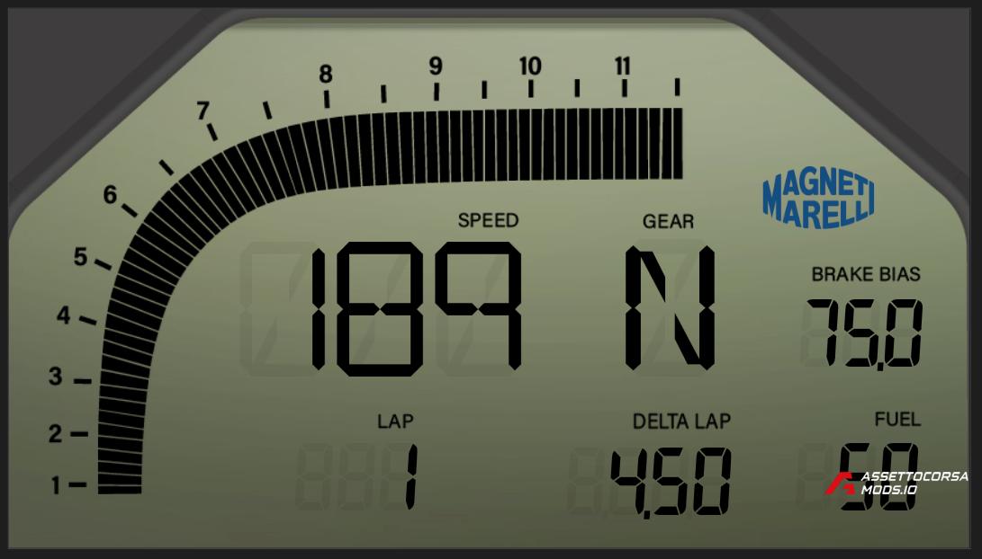 BTCC/Retro F1 mt940 Dash