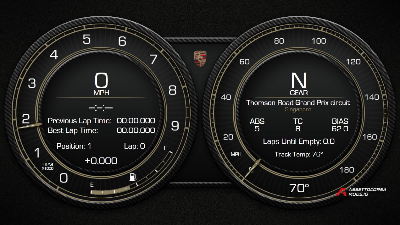 "Goldie" an original Simhub dash