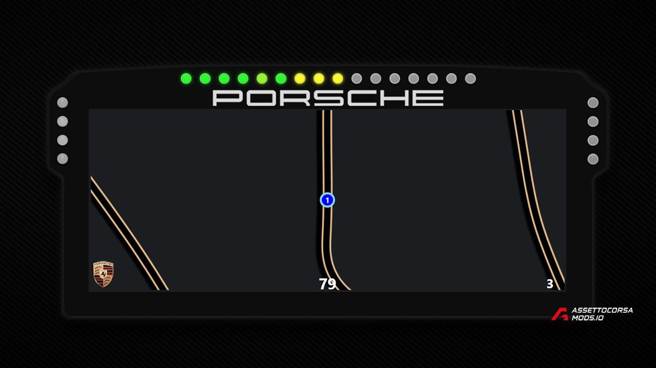 Porsche 911 (992) GT3 R 2023 SimHub Dashboard