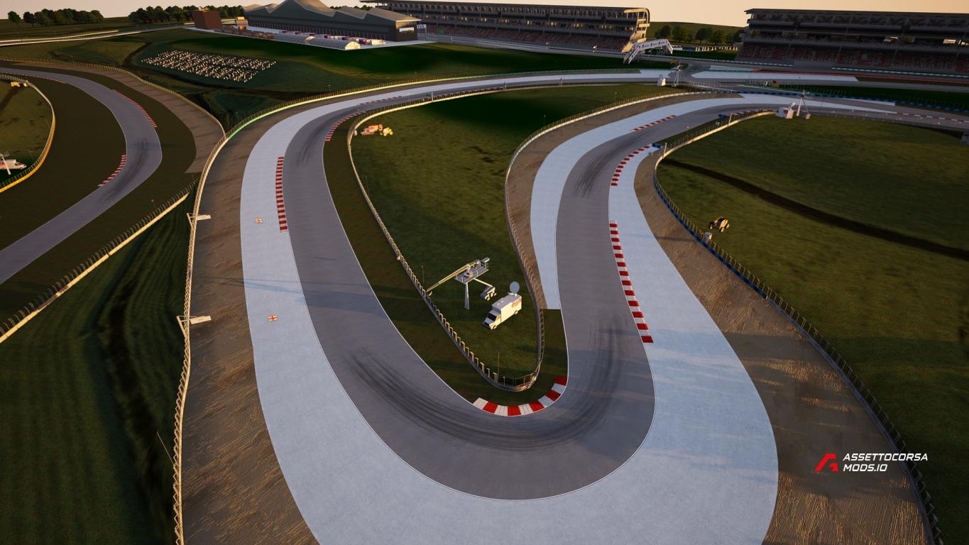 Donington Park - 2010 F1 Layout