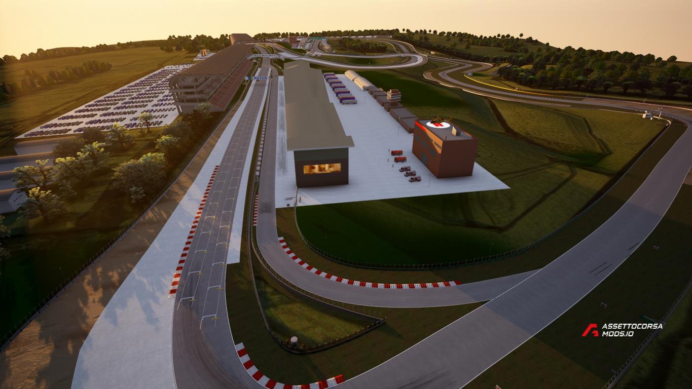 Donington Park - 2010 F1 Layout