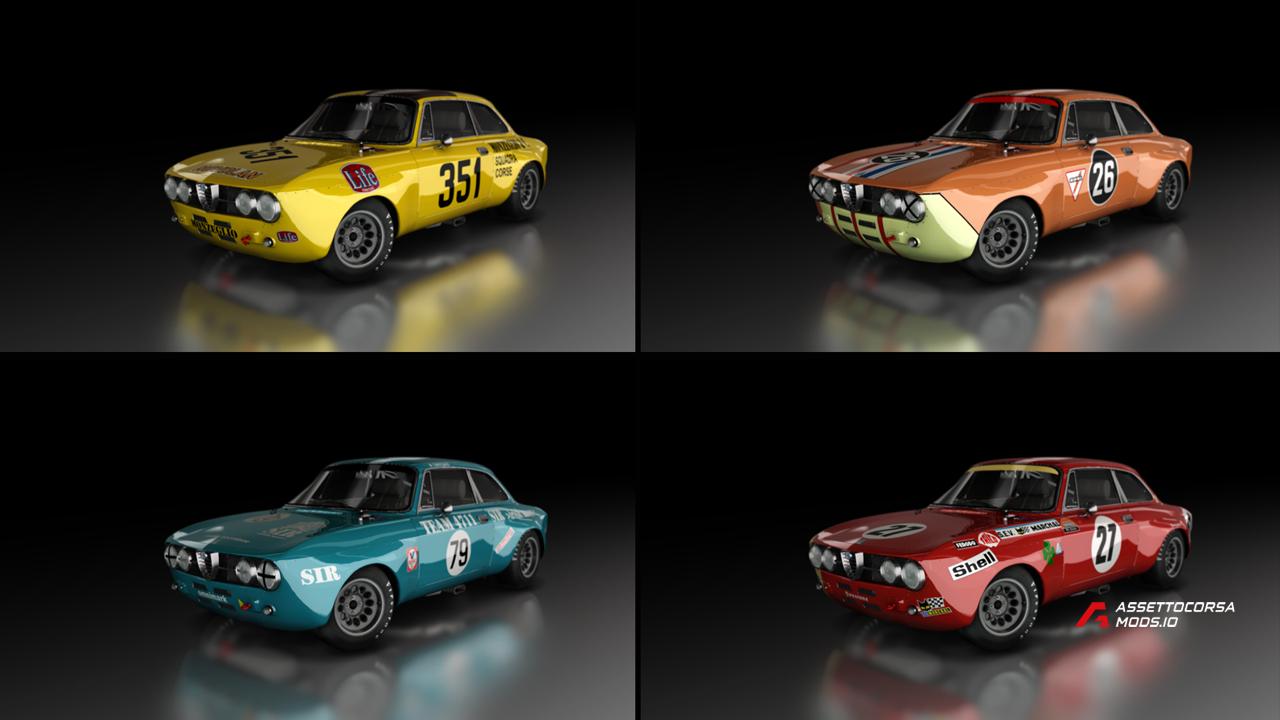 Alfa Romeo GTAM, 28 cars skinpack, 2k+3k+4k