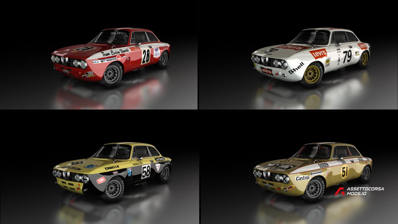 Alfa Romeo GTAM, 28 cars skinpack, 2k+3k+4k