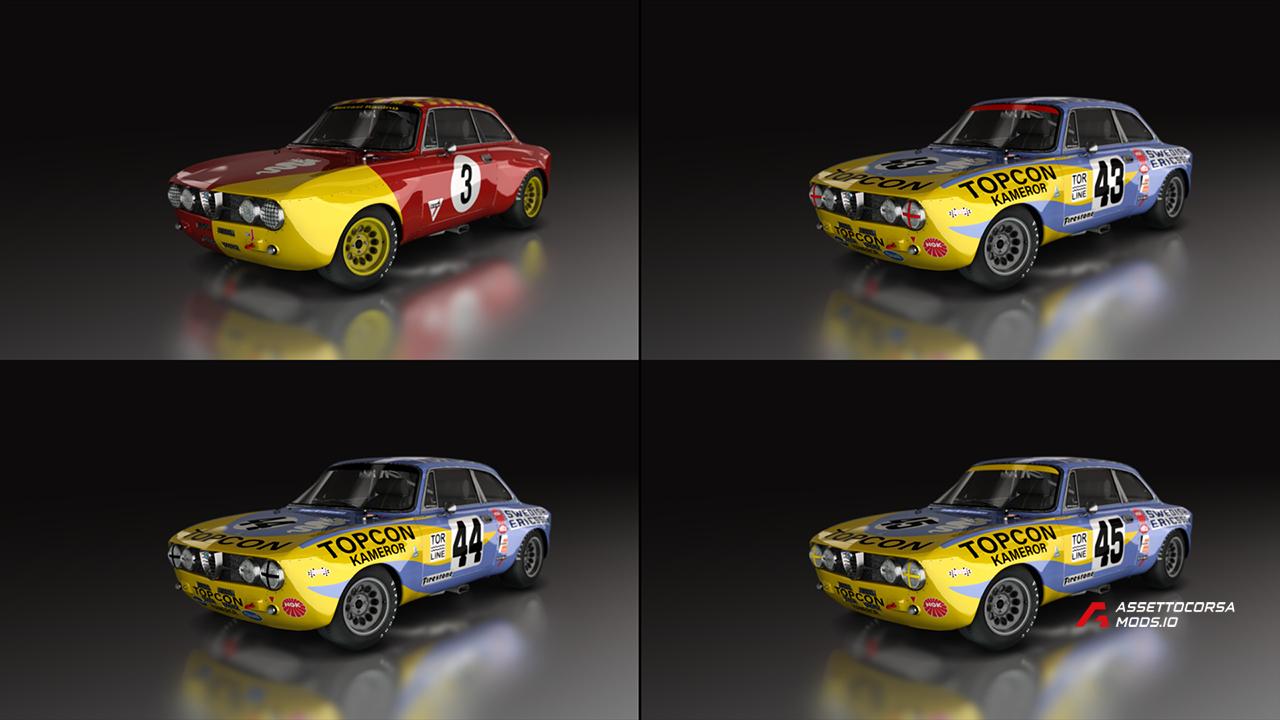 Alfa Romeo GTAM, 28 cars skinpack, 2k+3k+4k