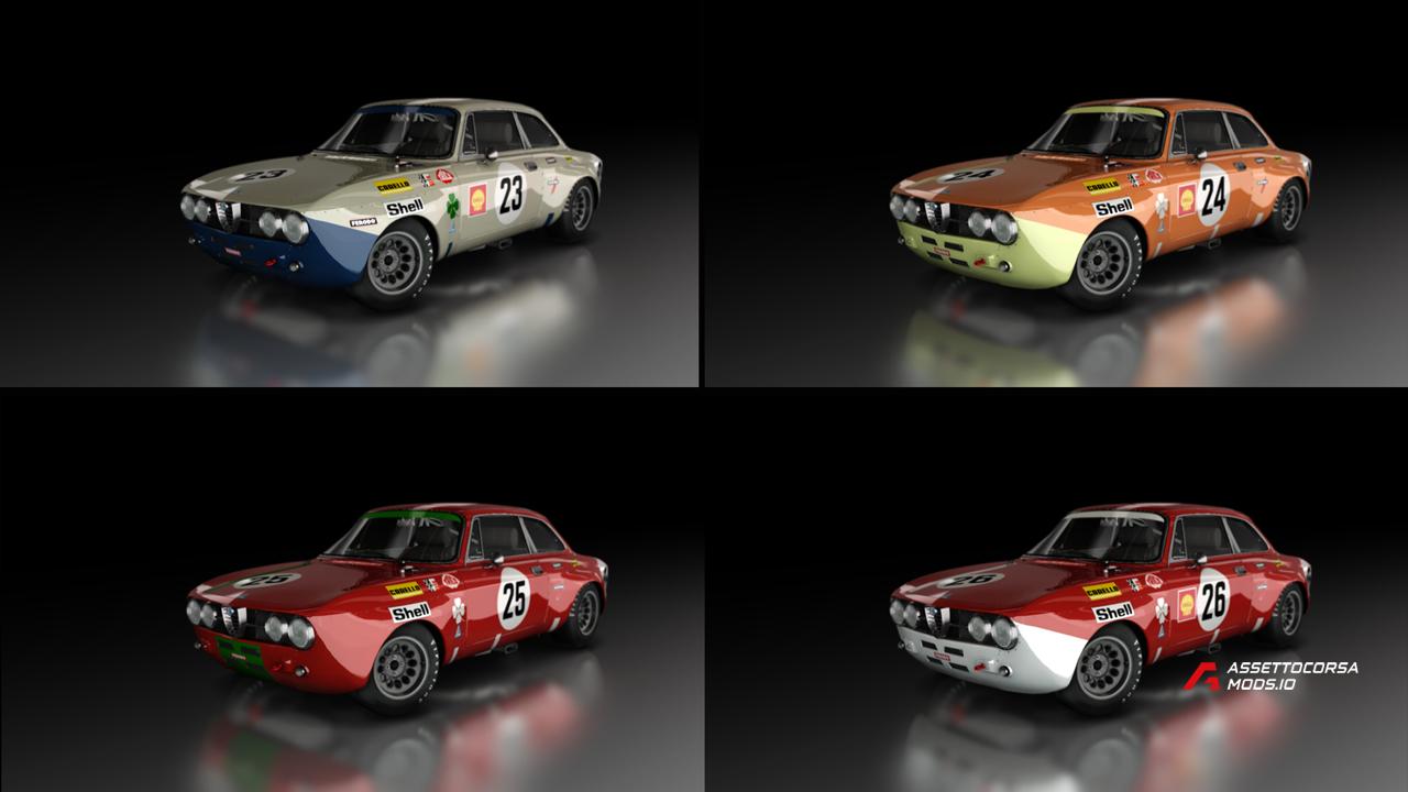 Alfa Romeo GTAM, 28 cars skinpack, 2k+3k+4k