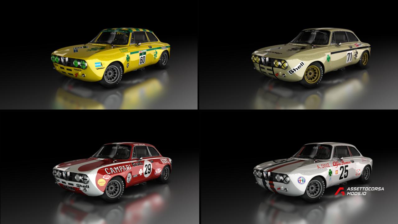 Alfa Romeo GTAM, 28 cars skinpack, 2k+3k+4k