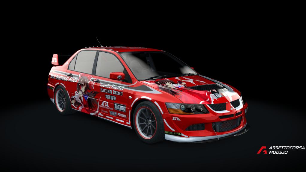 Lancer Evolution VIII Skin Project Touhou Reimu Hakurei