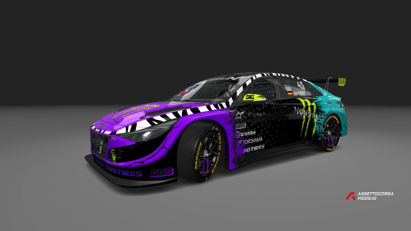 Hyundai Elantra TCR ´24 Monsterskin/ Hoonigan-style 