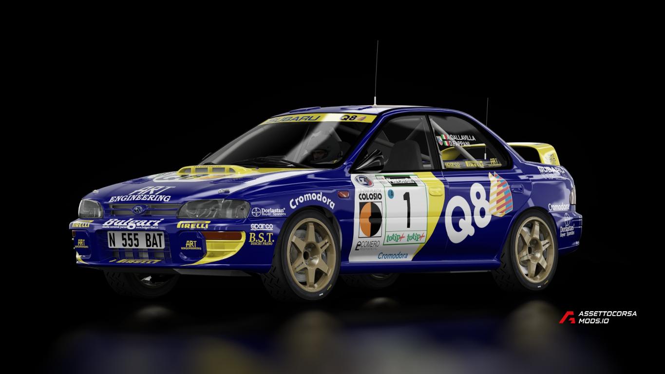 Subaru Impreza 555 Gr.A // A.Dallavilla - D.Fappani Rally Piancavallo 1998