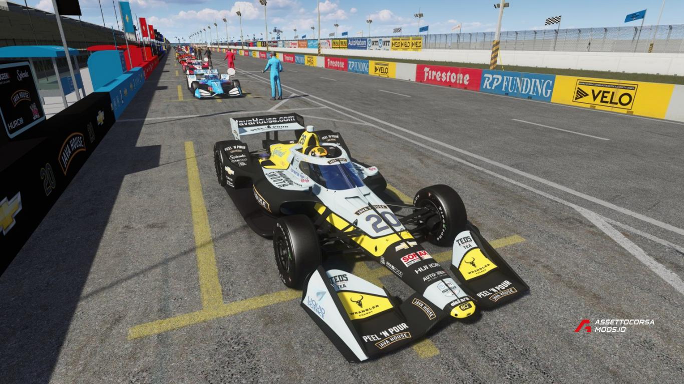 2025 IndyCar road skinpack for VRC Formula NA 2021