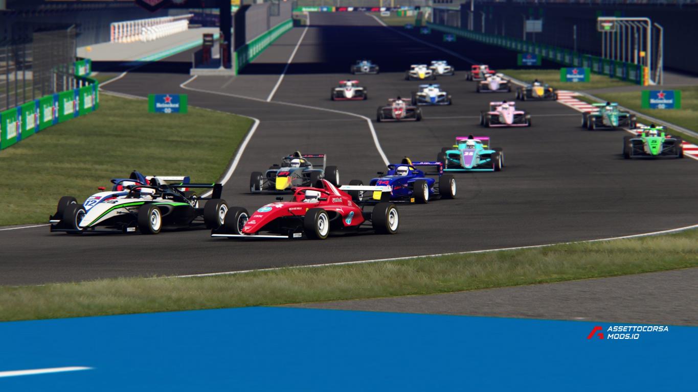 2025 F1 Academy skins for Formula RSS 4 2024