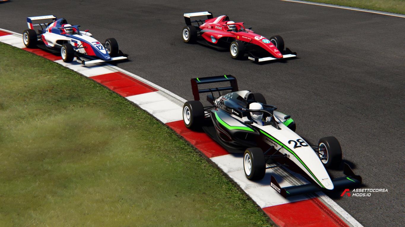 2025 F1 Academy skins for Formula RSS 4 2024