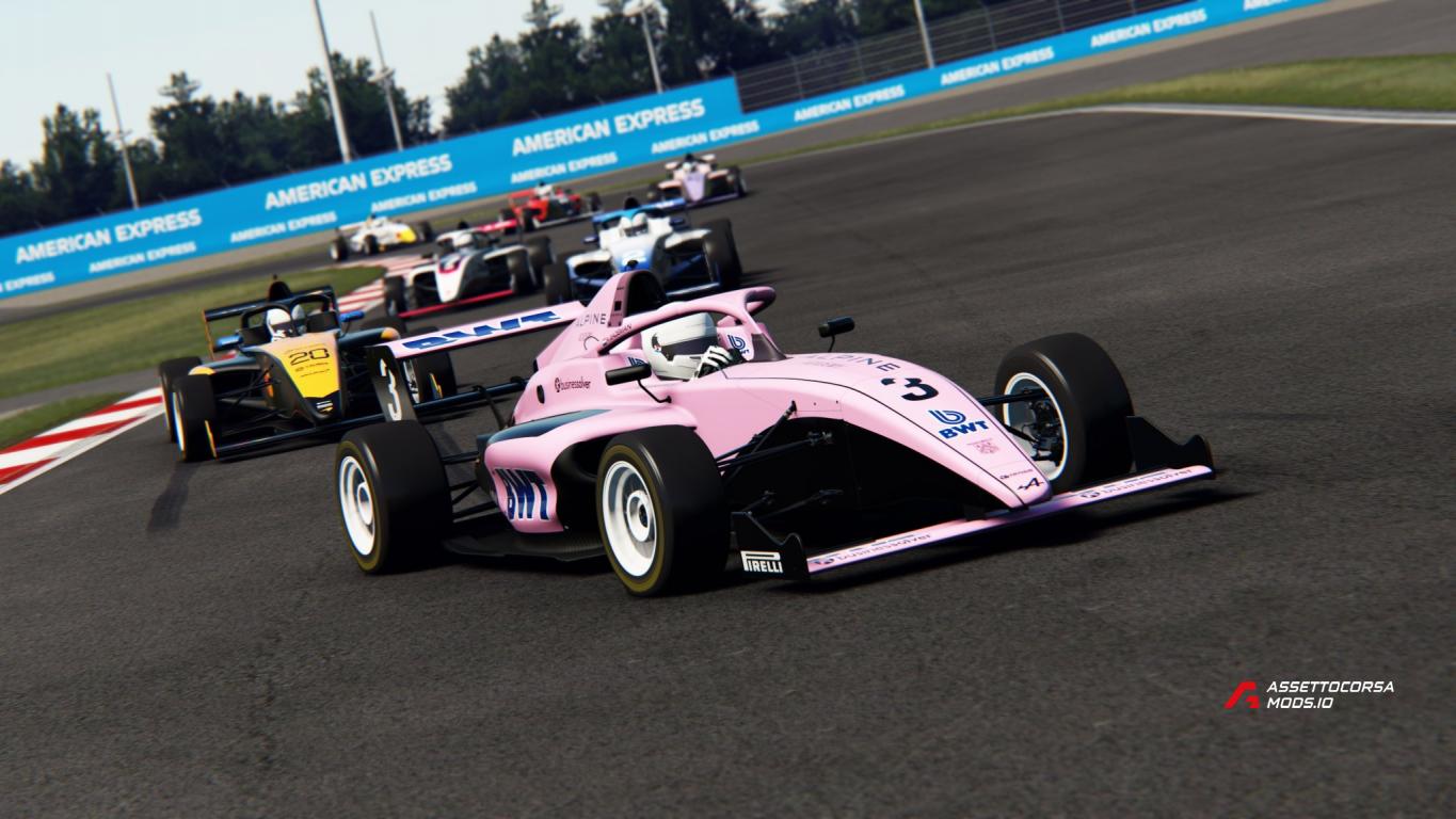 2025 F1 Academy skins for Formula RSS 4 2024