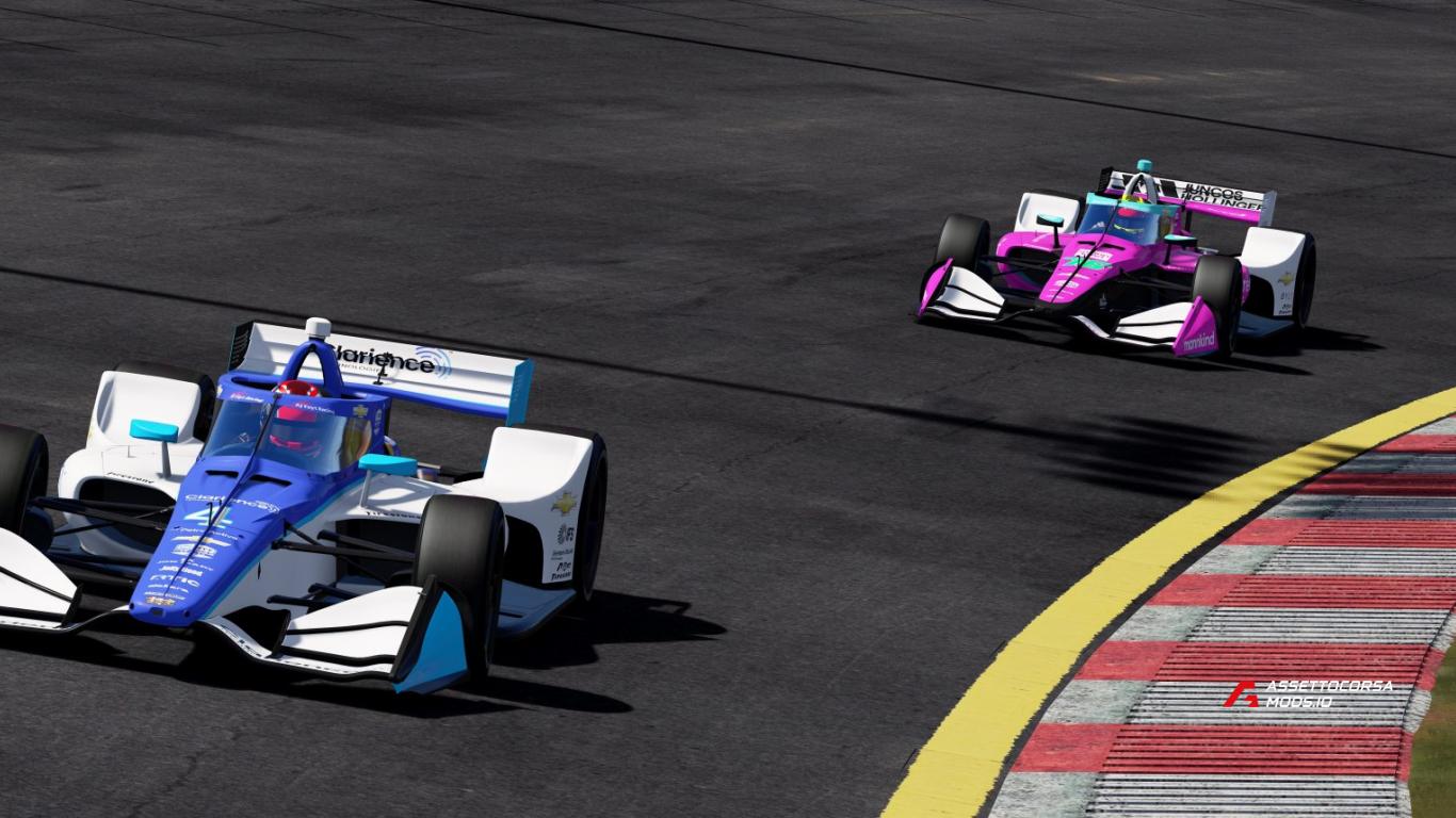 2025 IndyCar intermediate oval skinpack for VRC Formula NA 2021