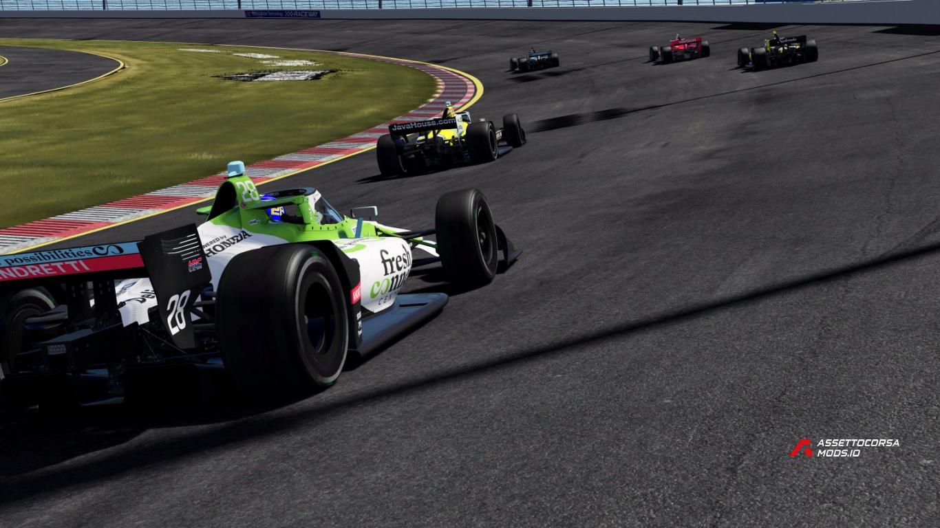 2025 IndyCar intermediate oval skinpack for VRC Formula NA 2021