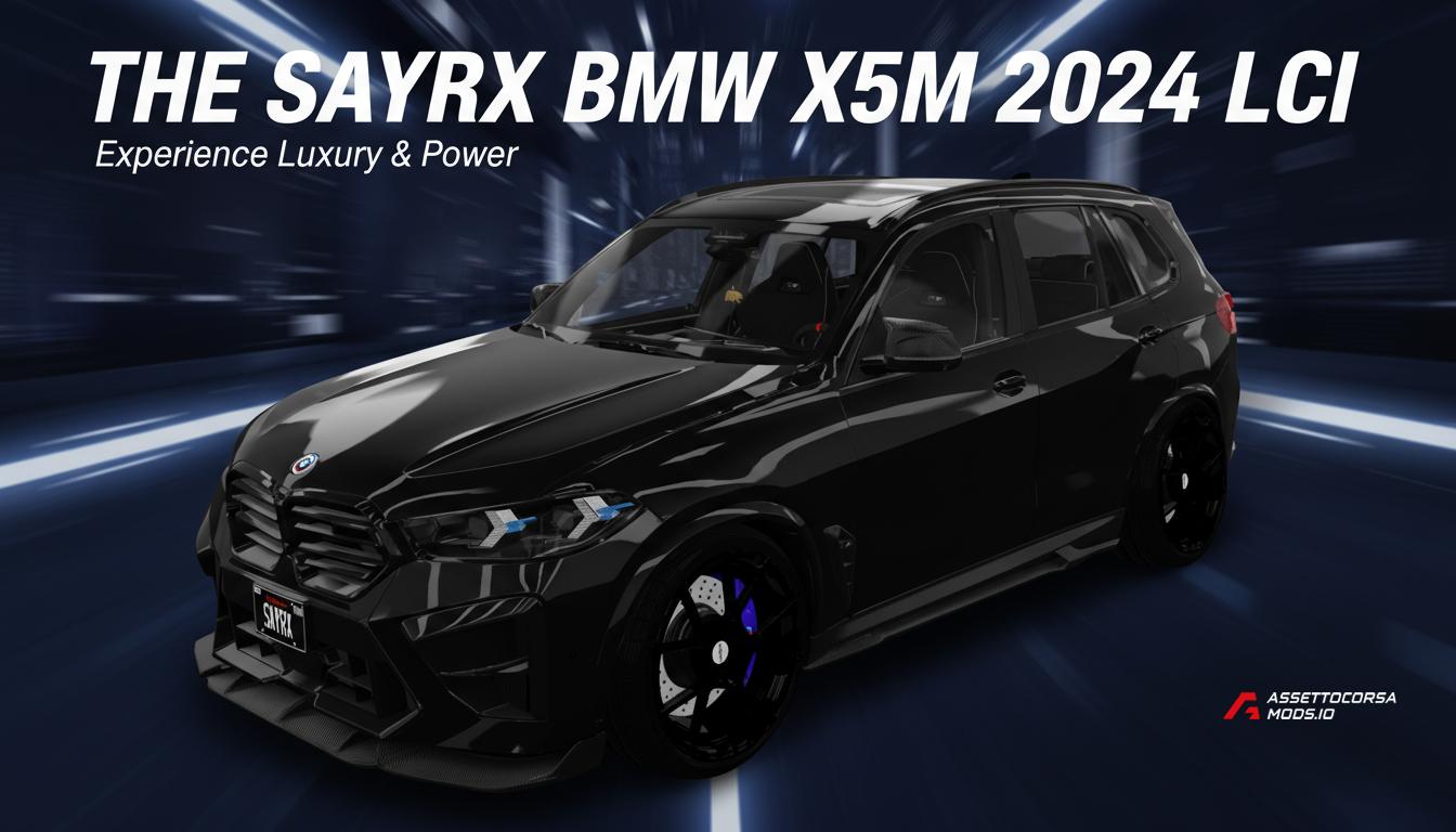 BMW X5M 2024 LCI | Sayrx Blacked-out Specs V2