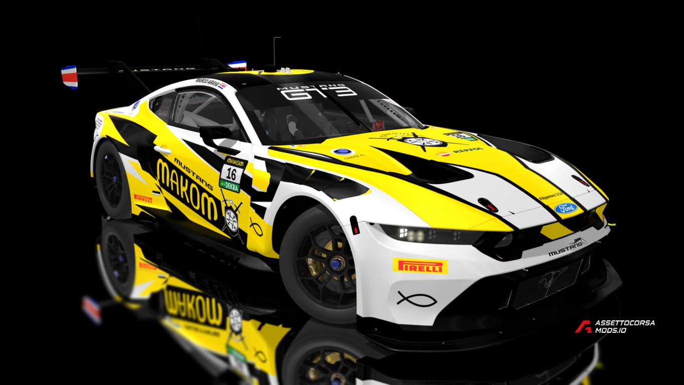 GT-M Hyperion V8 - Ford Mustang GT3 - Makom Racing - Costa Rica 2025