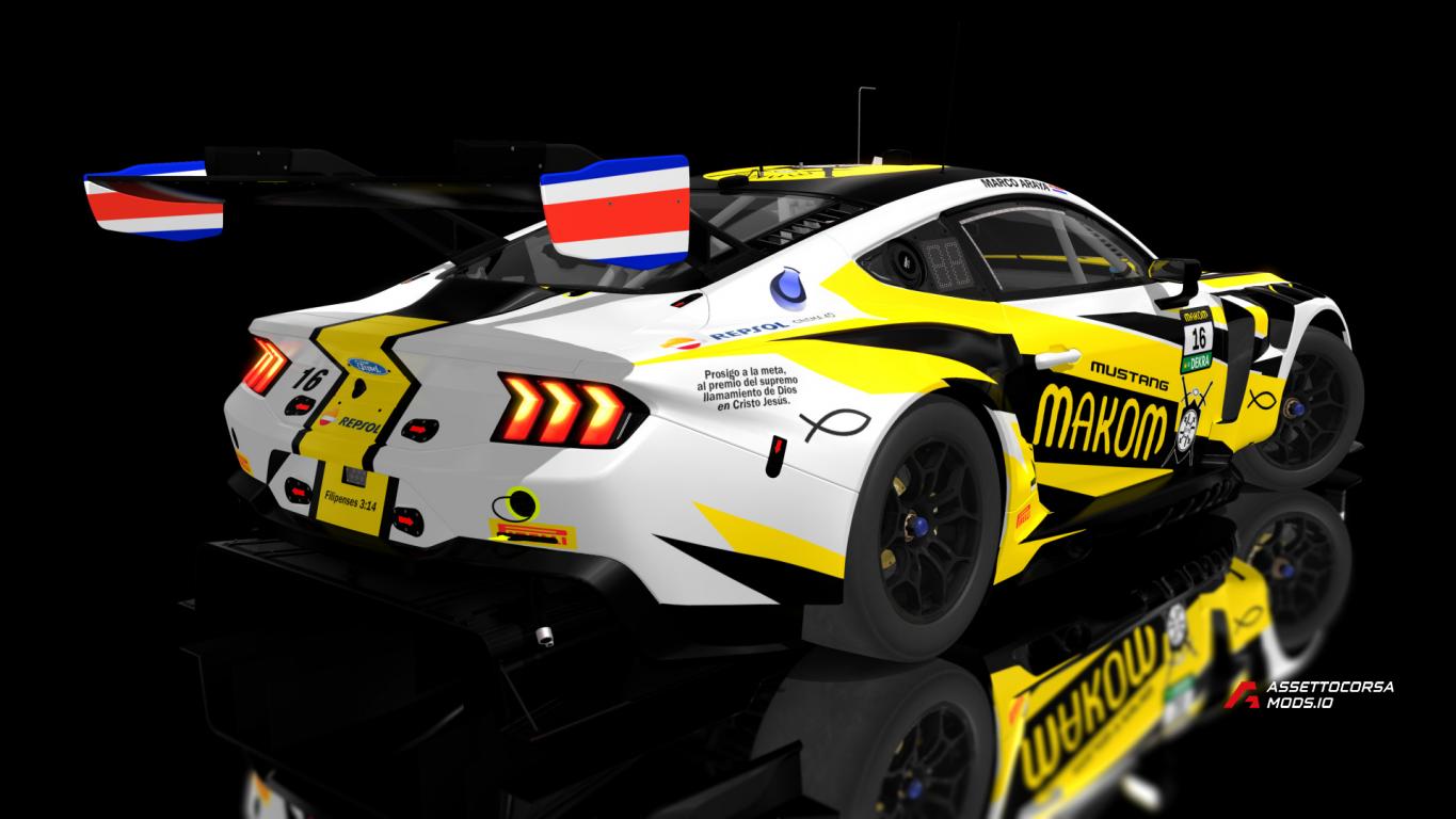 GT-M Hyperion V8 - Ford Mustang GT3 - Makom Racing - Costa Rica 2025
