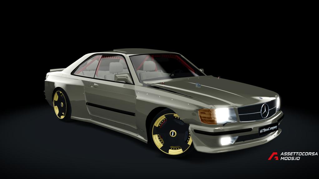 687 Bros Mercedes 560 SEC AMG