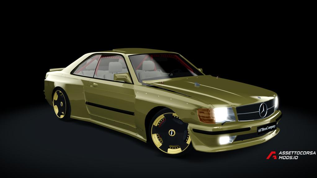 687 Bros Mercedes 560 SEC AMG