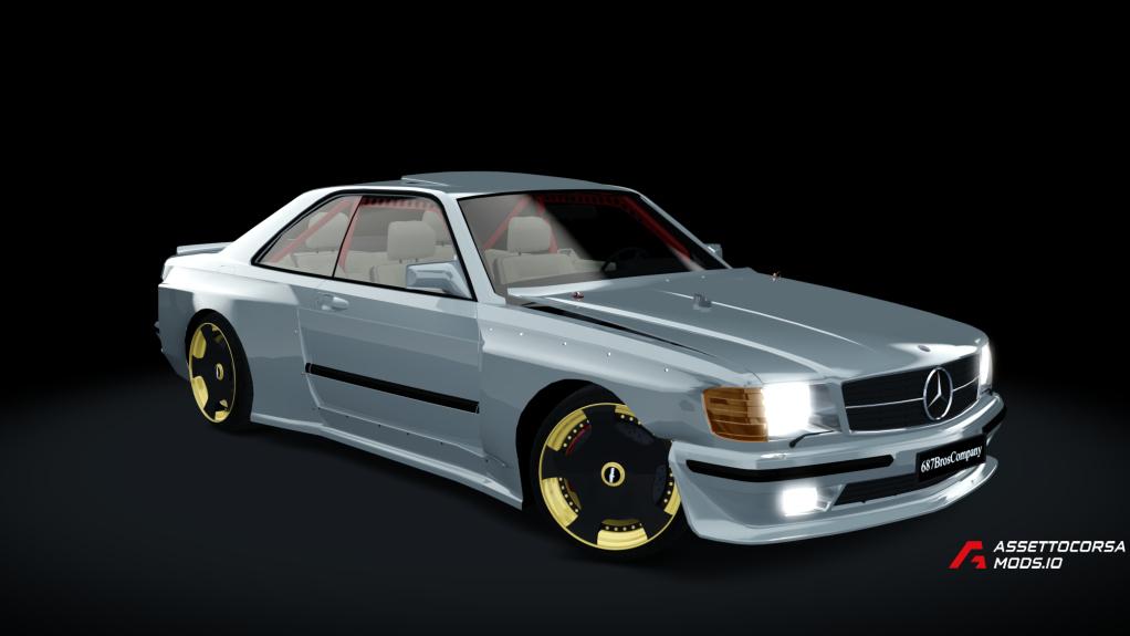 687 Bros Mercedes 560 SEC AMG