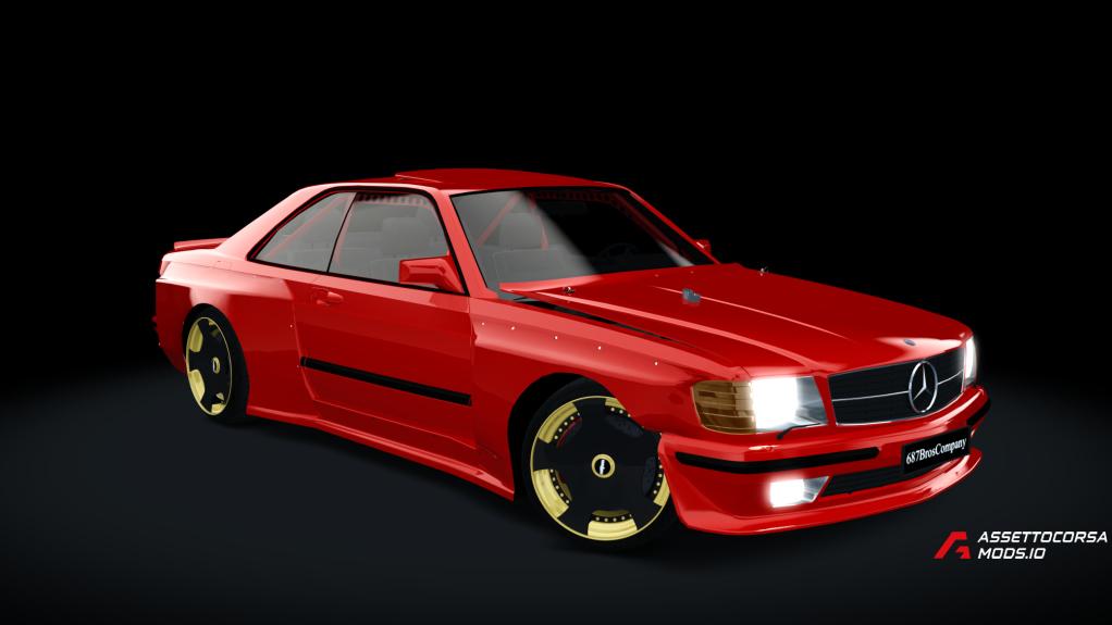 687 Bros Mercedes 560 SEC AMG