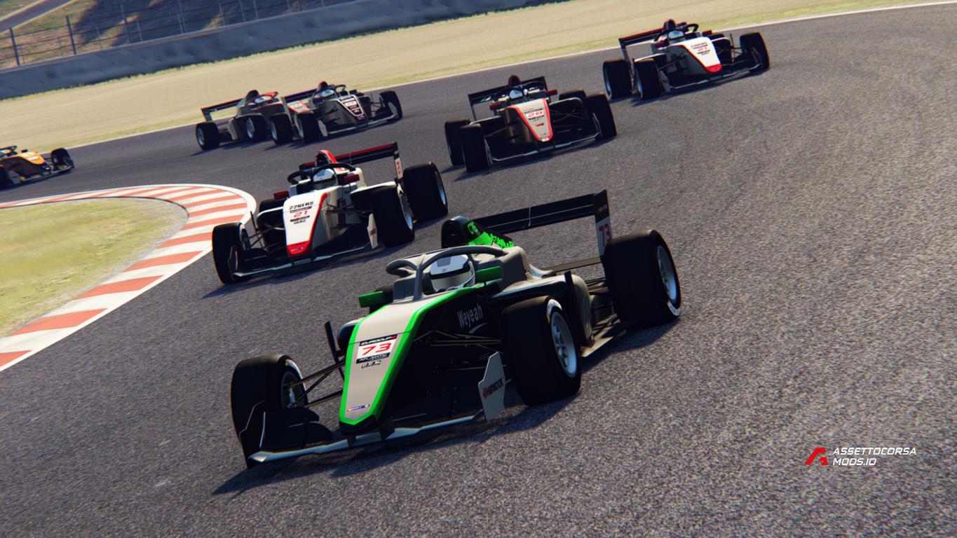 2025 Eurocup-3 skins for tatuus_f3_t_318