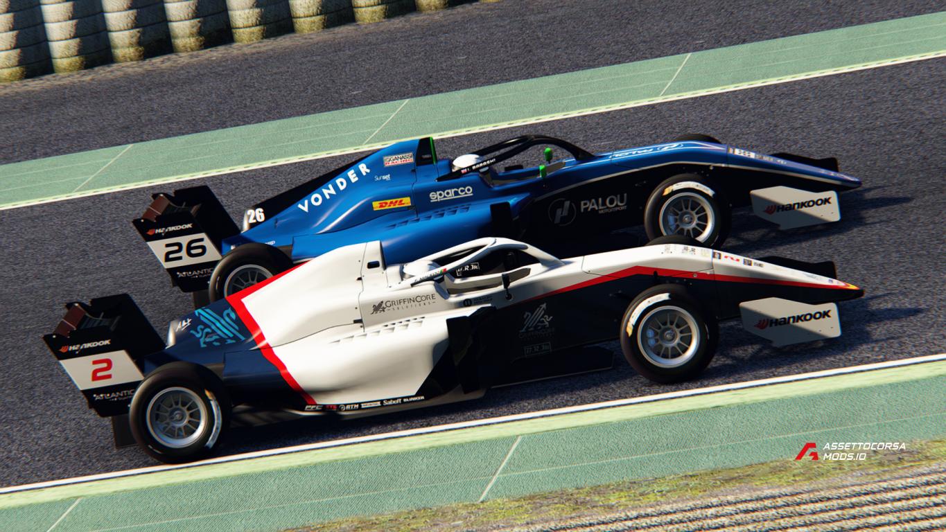 2025 Eurocup-3 skins for tatuus_f3_t_318