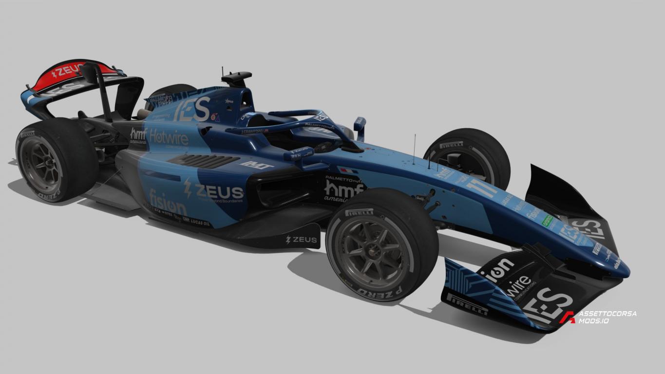 DAMS Lucas Oil F2 2025 liveries for VRC Formula Beta 2024