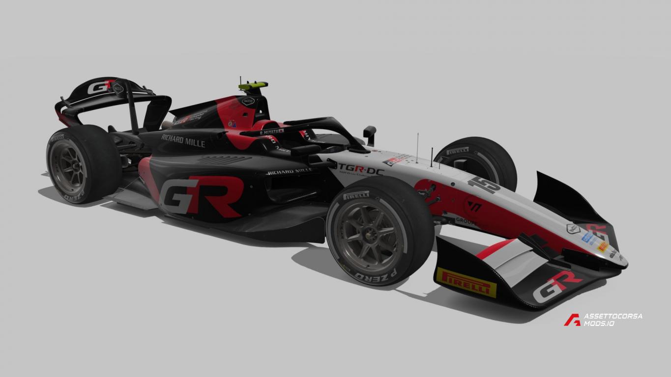 ART Grand Prix F2 2025 liveries for VRC Formula Beta 2024