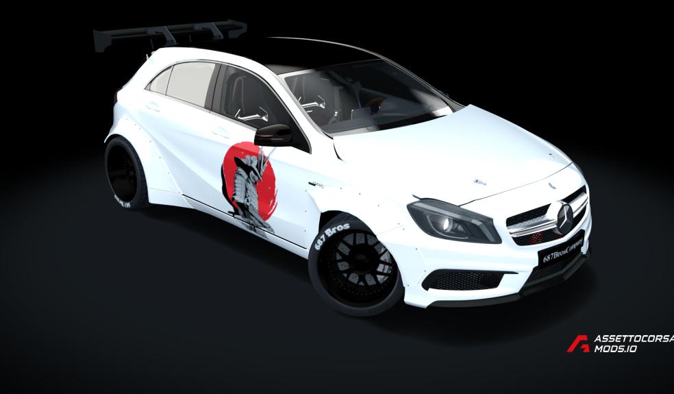 687 Bros Mercedes A45 AMG gang