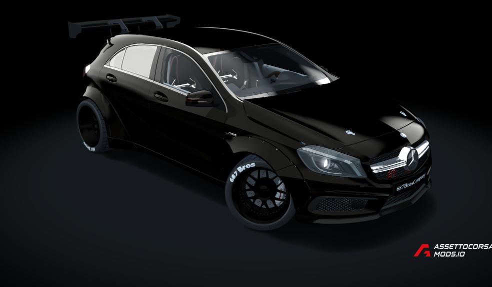 687 Bros Mercedes A45 AMG gang