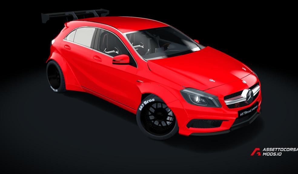 687 Bros Mercedes A45 AMG gang