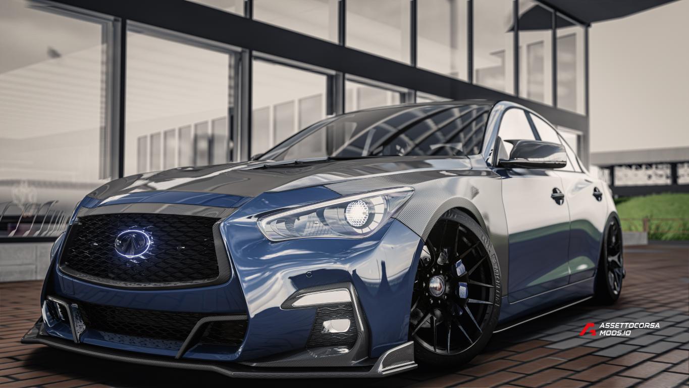 Infiniti Q50 Red Sport 2020 | High Speed