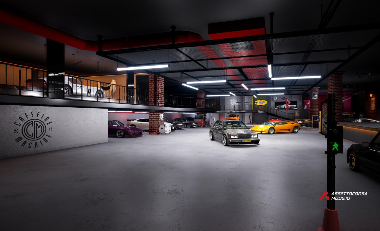 CAFFEINE MACHINE GARAGE