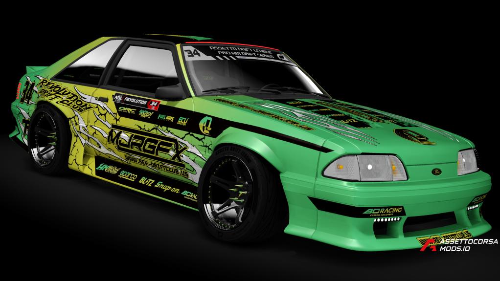 ADL Pro-Am Ford Mustang Foxbody GT