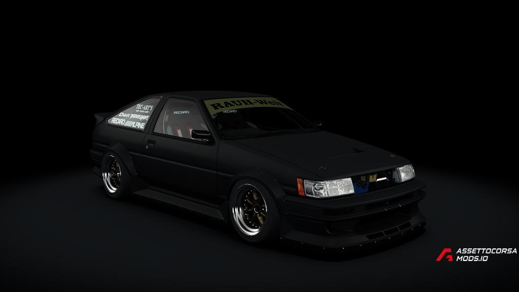 Toyota Corolla Levin Rauh-Welt Begriff (AE86)