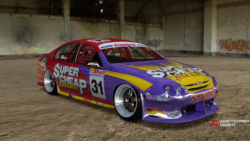 Ford AU Falcon XR8 V8 Supercar zEdit